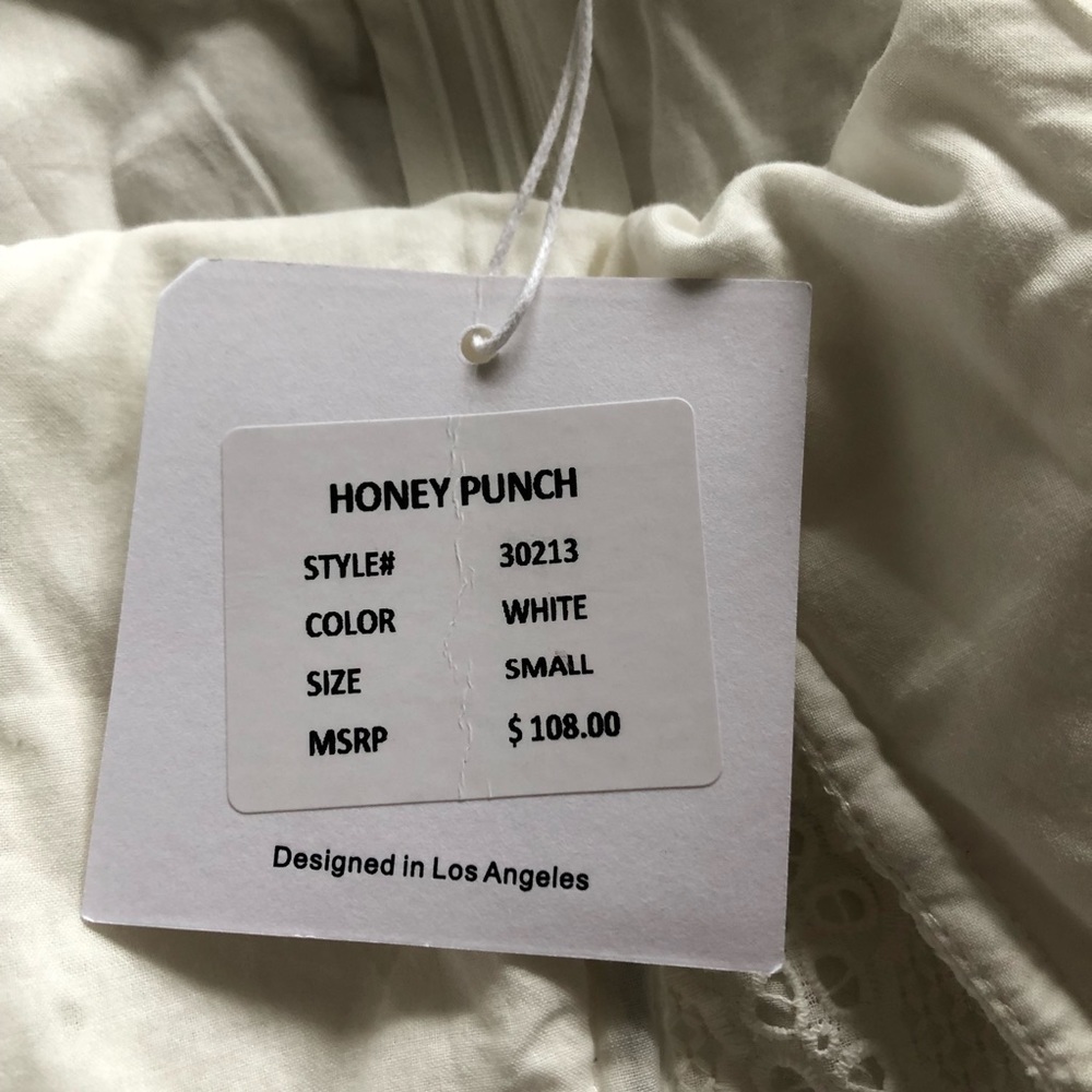 NWT Honey Punch Eyelet Dress PRICE DROP - Picture 4 of 5